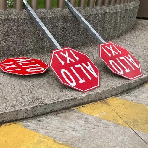 Productos Señalética horizontal y vertical