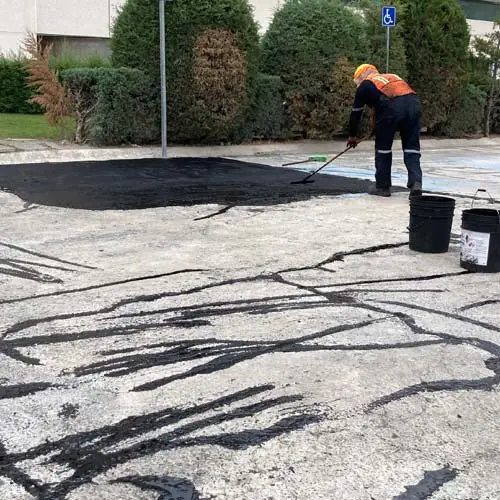 Sellado de grietas proceso