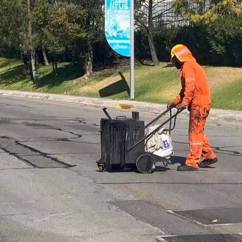 Sellado de grietas aplicación