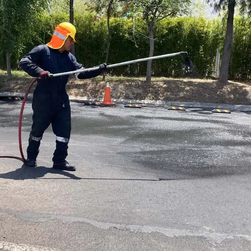 sello asfáltico aplicación